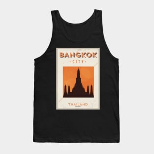 Bangkok Poster Design Tank Top